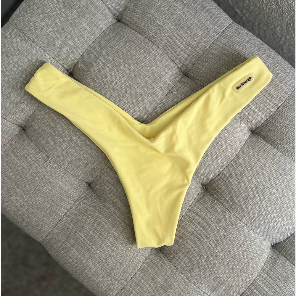 Blackbough Thick Band Thong Bikini Bottom